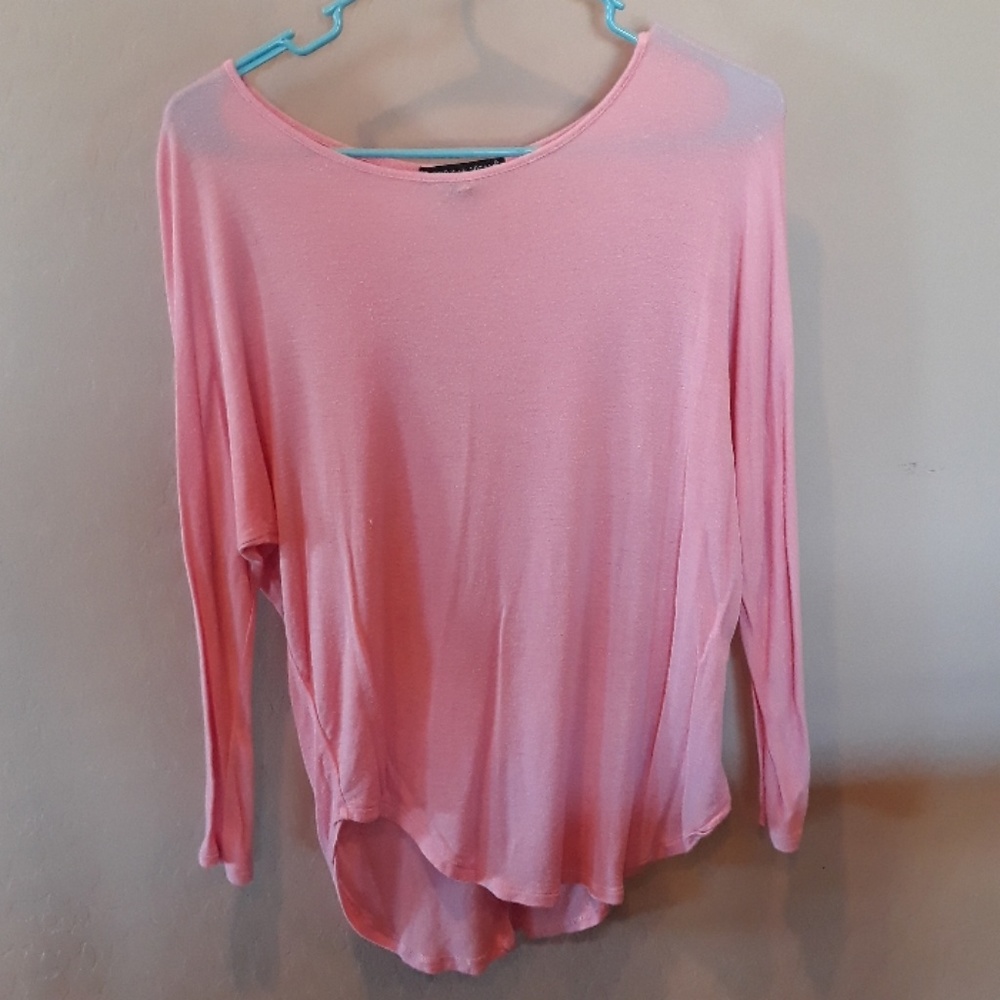Pink 3/4 sleeve top